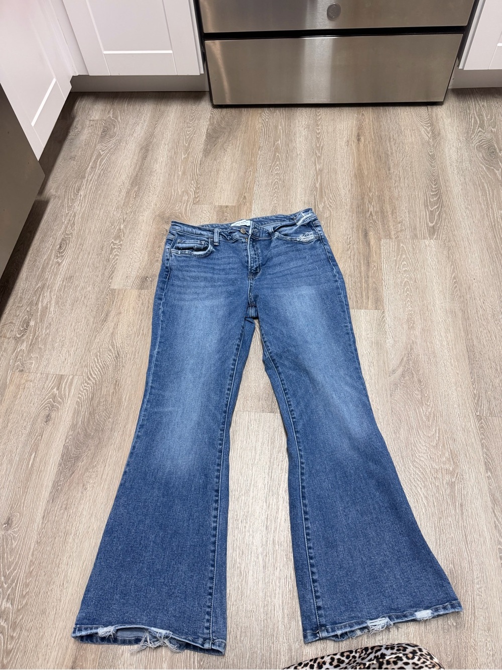 Flying Monkey Medium Blue Flare Jeans